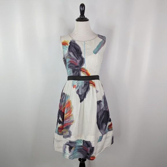 Anthropologie Dresses & Skirts - ANTHRO LEIFSDOTTIR floral print white dress cotton